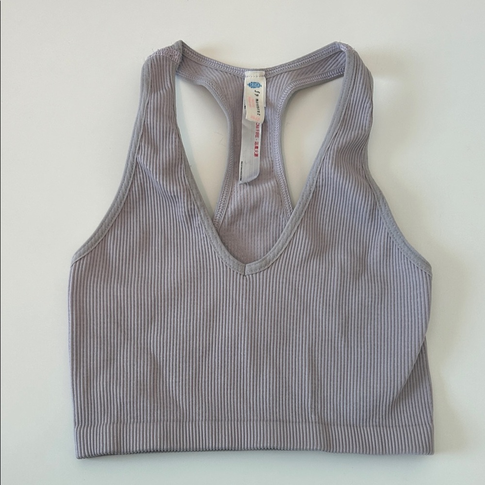 Free People Movement Women’s Seamless Ribbed Tank Lavender XS